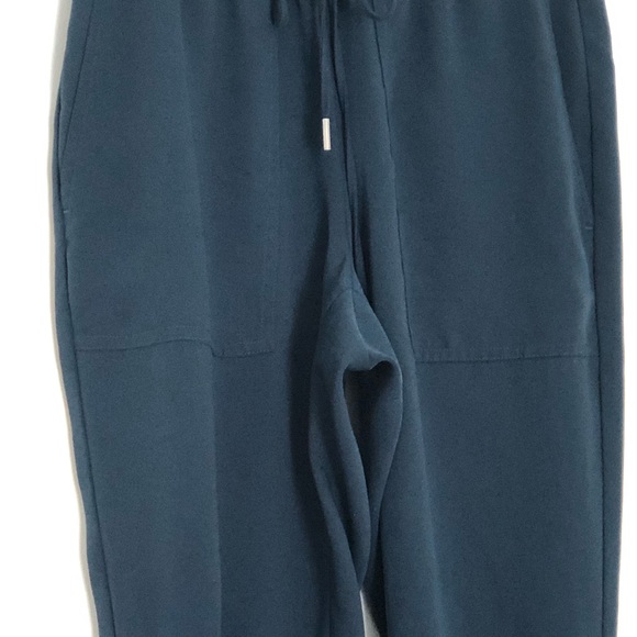 25. Ann Taylor, Dark Aqua Green, Work Wear Jogger with Drawstring - Picture 11 of 13